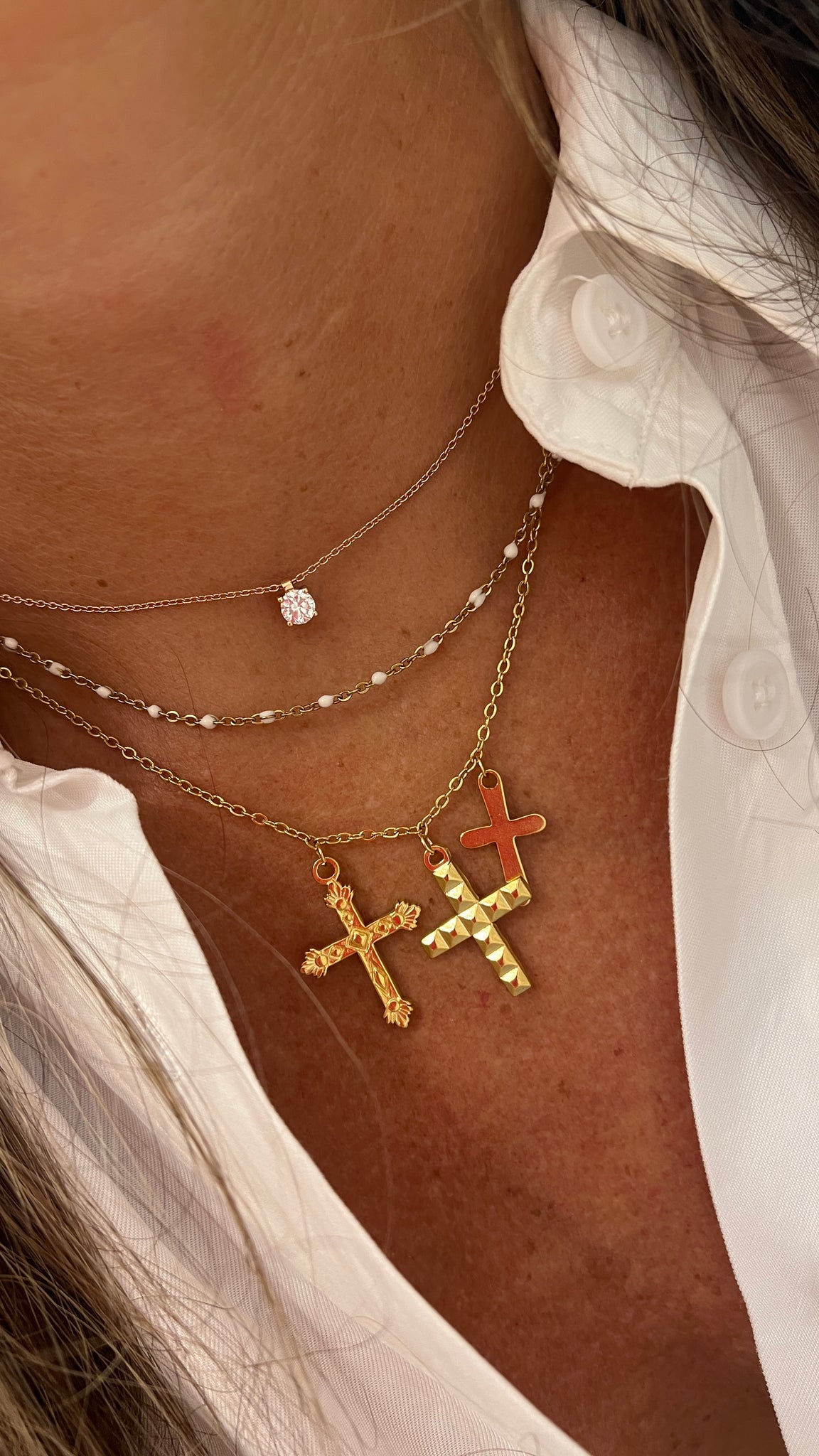 COLLAR TRES CRUCES